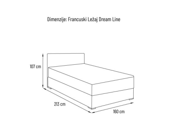Francuski ležaj DREAM LINE