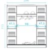 Ormar DENVER DEN2-200 CASCHMERE